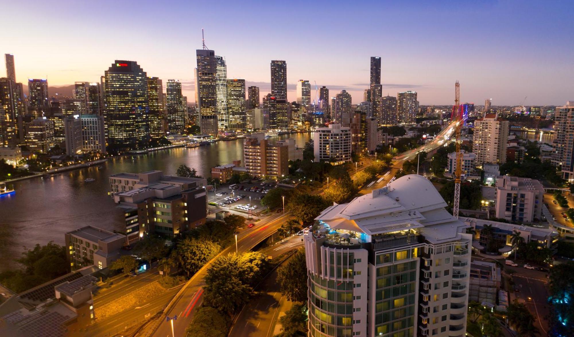 The Point Brisbane Hotel Dış mekan fotoğraf Brisbane CBD
